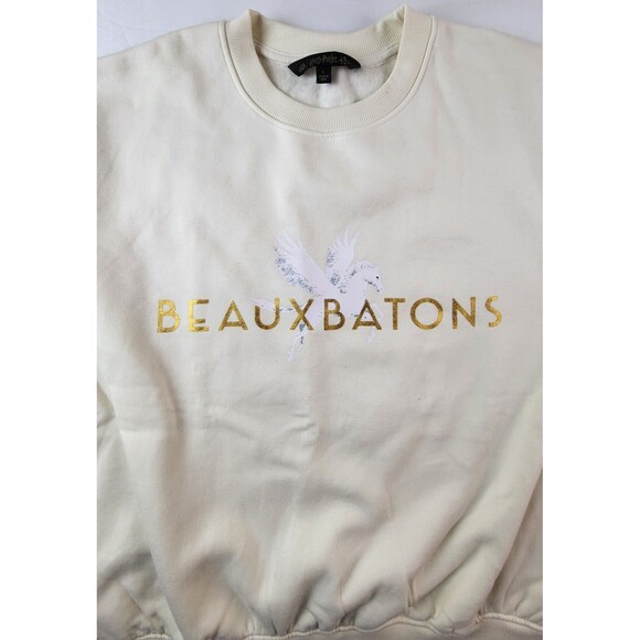 Harry Potter Wizarding World New York Beauxbatons Crew Neck Sweatshirt Size LG - Picture 2 of 9